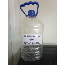 Bidón para cortopunzantes SIN riesgo biologico (5 L)